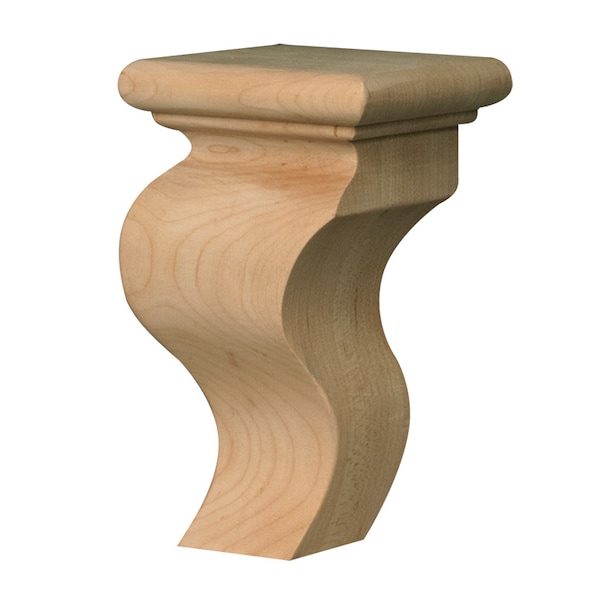Osborne Wood Products 5 x 3 Cabriole Foot in Alder - 4106A
