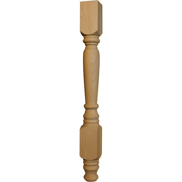 Osborne Wood Products 29 x 2 3/4 Jamestown Dining Table Leg in Beech - 1128BCH