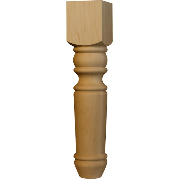 Osborne Wood Products 18 x 3 1/2 Portsmouth Coffee Table Leg in Mahogany - 1324MH
