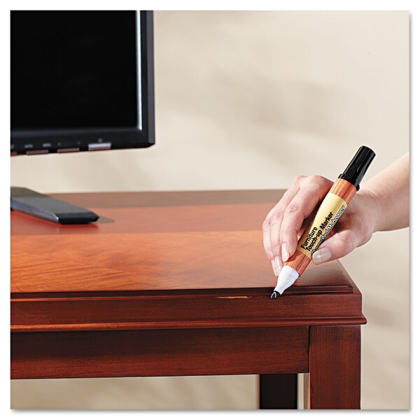 Master Caster ReStor-It Furniture Touch-Up Kit with 5 Woodgrain Markers, 3 Filler Sticks, 4.25 x 0.38 x 6.75 - 18000