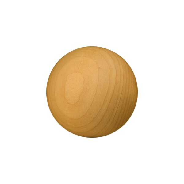 Osborne Wood Products 2 x 2 Ball Round Bun Foot in Soft Maple - 4011M