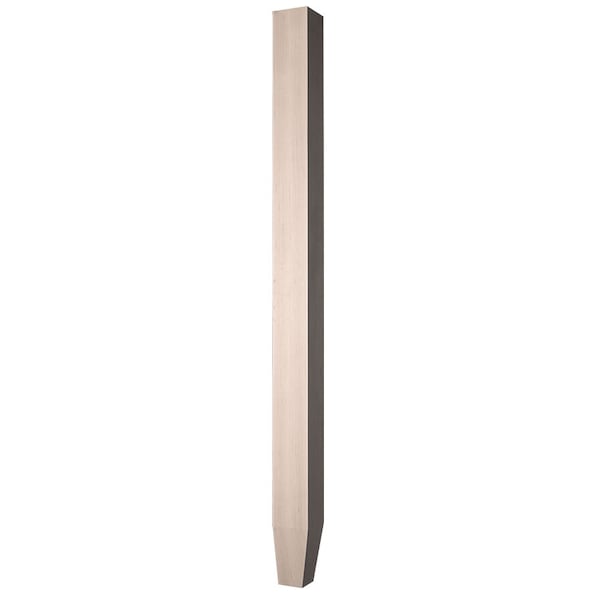 Osborne Wood Products 29 x 2 Small Footprint Tapered Leg in Black Walnut - 1181W