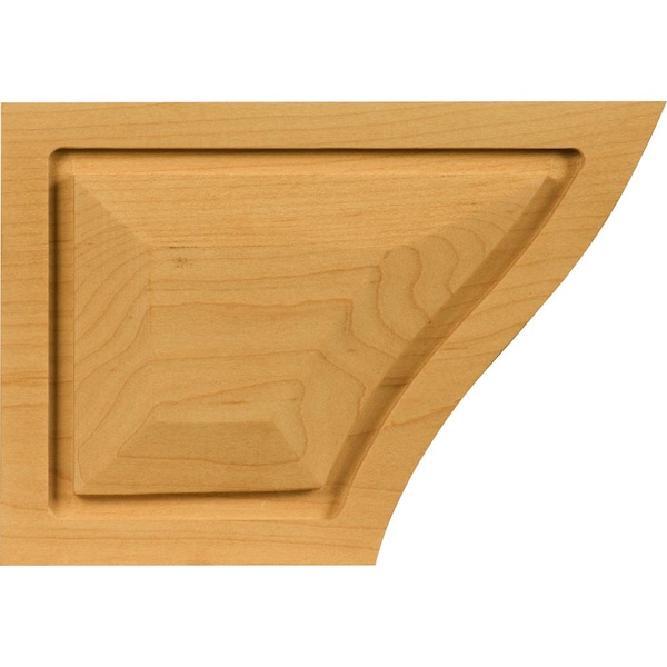 Osborne Wood Products 4 1/2 x 6 1/2 x 3/4 Raised Panel Left Foot in Cherry - 4332C