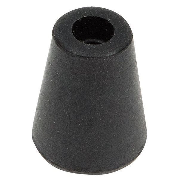 Zoro Select Protective Leg Tip, SlipOn, Rd, 15/64", PK10 - CTB 14B/W