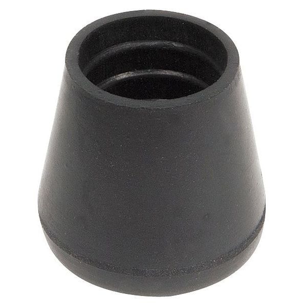 Zoro Select Protective Leg Tip, SlipOn, Rd, 19/32", PK25 - CTB 17B/W