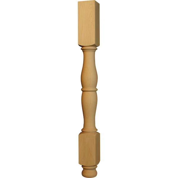 Osborne Wood Products 29 x 2 3/4 Grand Tavern Dining Table Leg in Cherry - 1401C