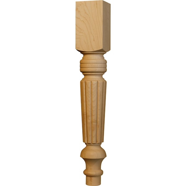 Osborne Wood Products 21 x 3 Old World End Table Leg in Beech - 1222BCH
