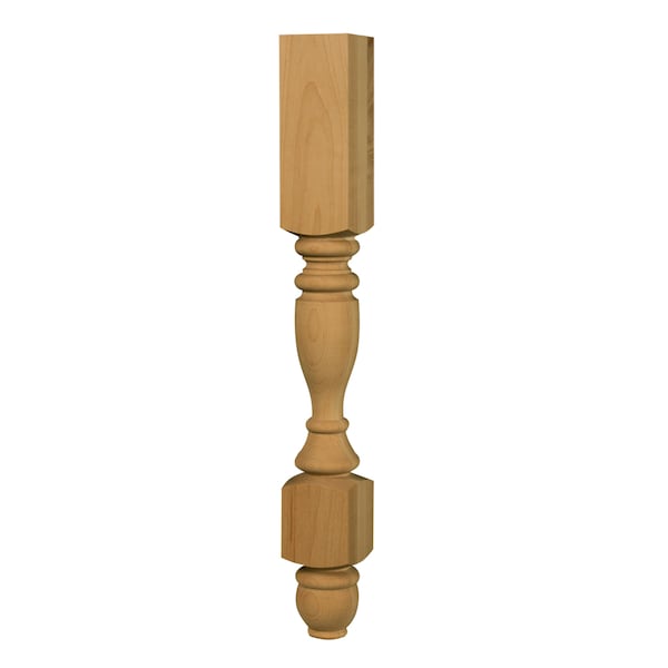 Osborne Wood Products 21 x 2 1/2 House of Wood Foyer Leg in Rustic Alder - 1231RCA