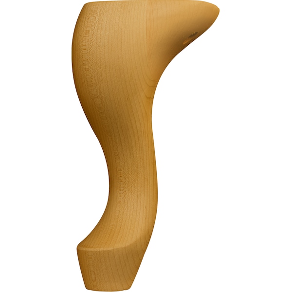 Osborne Wood Products 8 x 4 1/2 x 3 7/8 Winged Corner Queen Anne Foot in Cherry - 6145C
