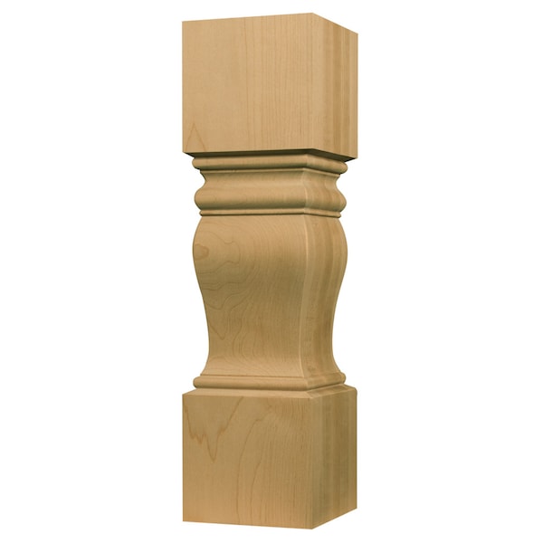 Osborne Wood Products 18 x 5 Square Heritage Coffee Table Leg in Cherry - 1335C