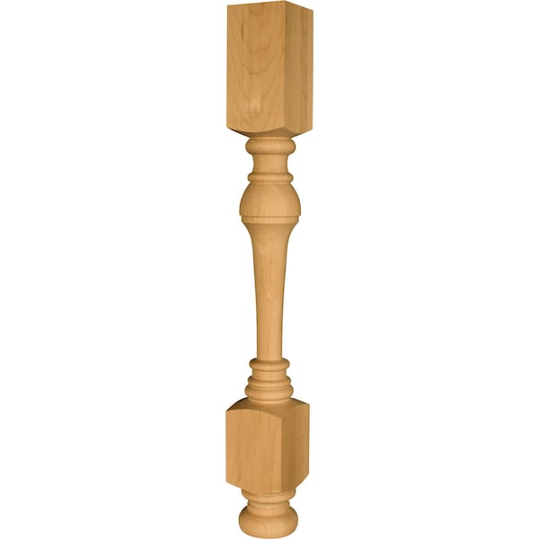 Osborne Wood Products 29 x 3 1/2 Chateau Dining Table Leg in Alder - 1118A