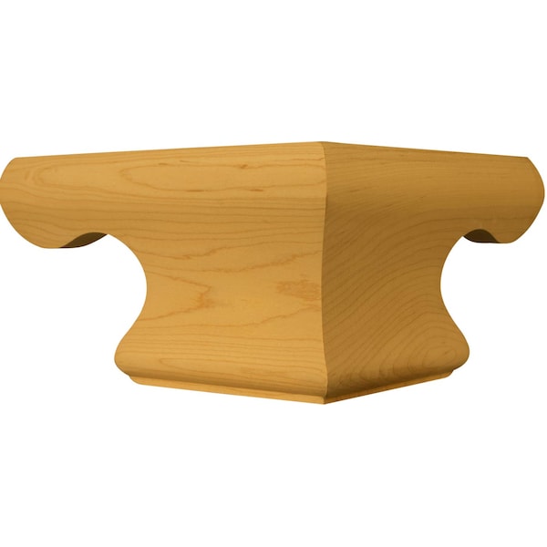 Osborne Wood Products 4 1/2 x 7 Corner Colonial Ogee Foot in Alder - 4300A