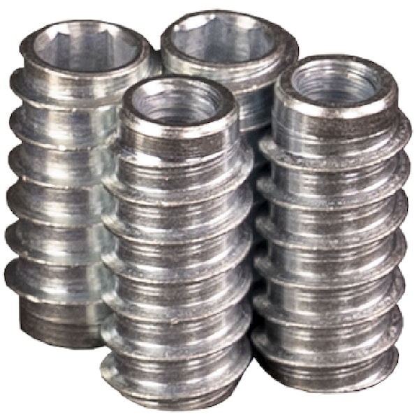 Osborne Wood Products 1 1/4 x 1/2" SOLD AS A SET OF FOUR~5/16 Threaded Insert in Hardware - 4815HW