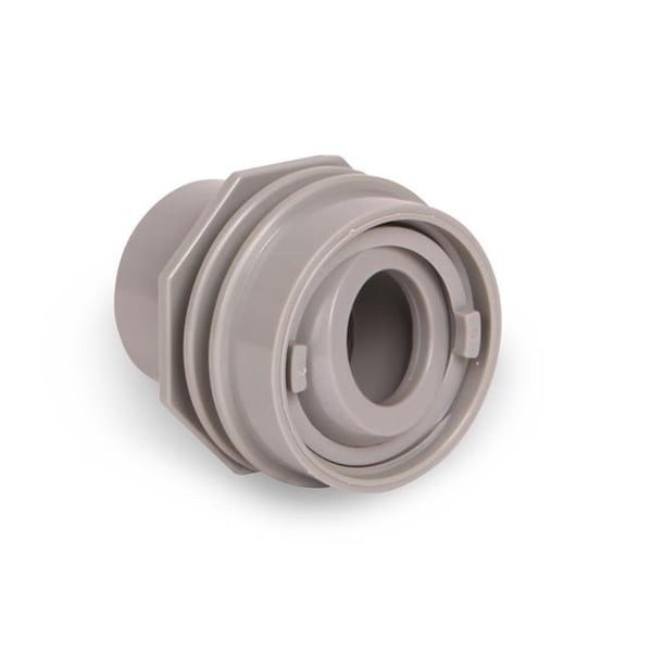 Super-Pro Super-Pro 25555-000-000 1 x 1.5 in. Return Fittings Flush Mount Insider; White - 25555-000-000