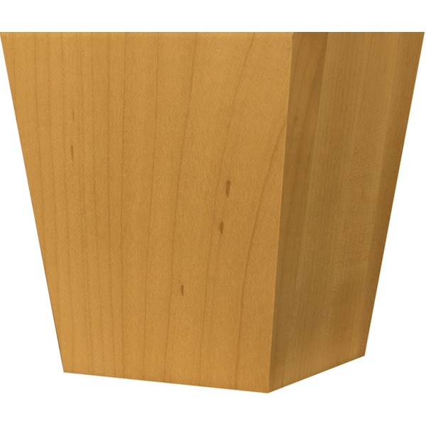 Osborne Wood Products 4 x 3 1/2 Tapered (4-sided) Square Foot in White Oak - 4082WO