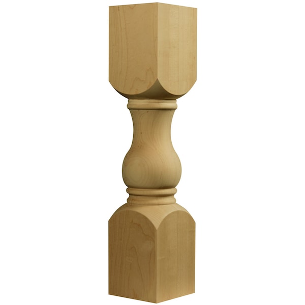 Osborne Wood Products 18 x 4 Shanty to Chic Coffee Table Leg in Alder - 1331A