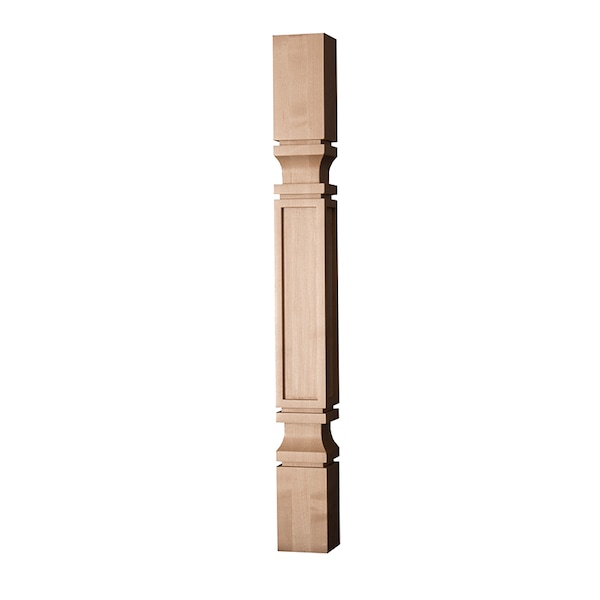 Osborne Wood Products 29 x 3 1/2 Square Mission Dining Table Leg in Cherry - 2145C