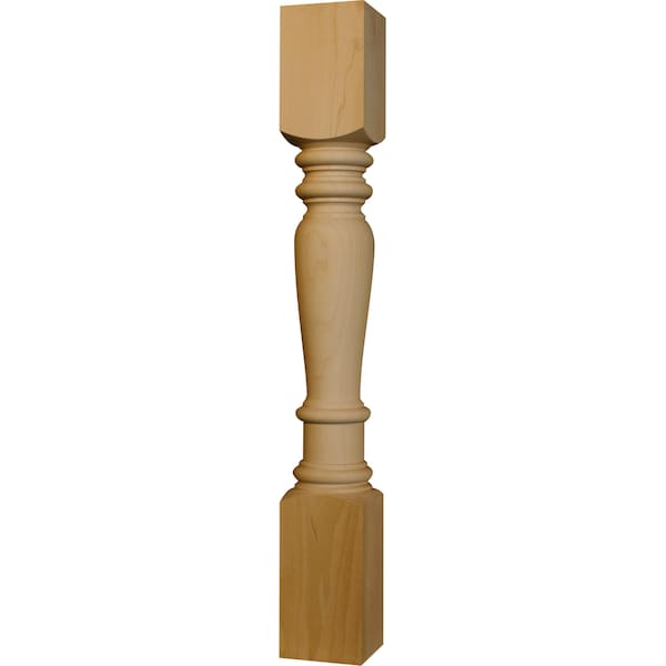 Osborne Wood Products 29 x 3 1/2 Islander Dining Table Leg in Beech - 1150BCH