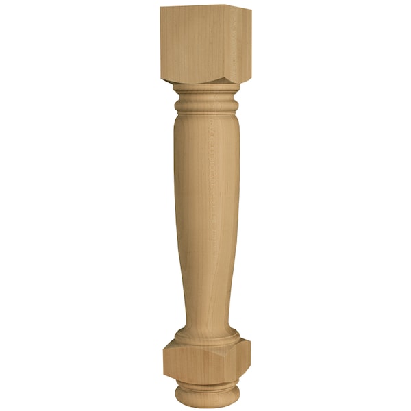 Osborne Wood Products 29 x 5 Traditional Dining Table Leg in Hard Maple - 1144HM