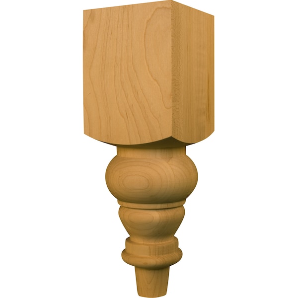 Osborne Wood Products 10 1/2 x 3 1/2 Albany Sofa Foot in Hickory - 41033H