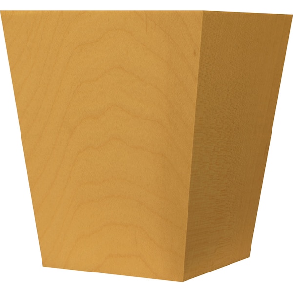 Osborne Wood Products 4 1/2 x 3 1/2 Tapered Square Foot in Red Oak - 4081O