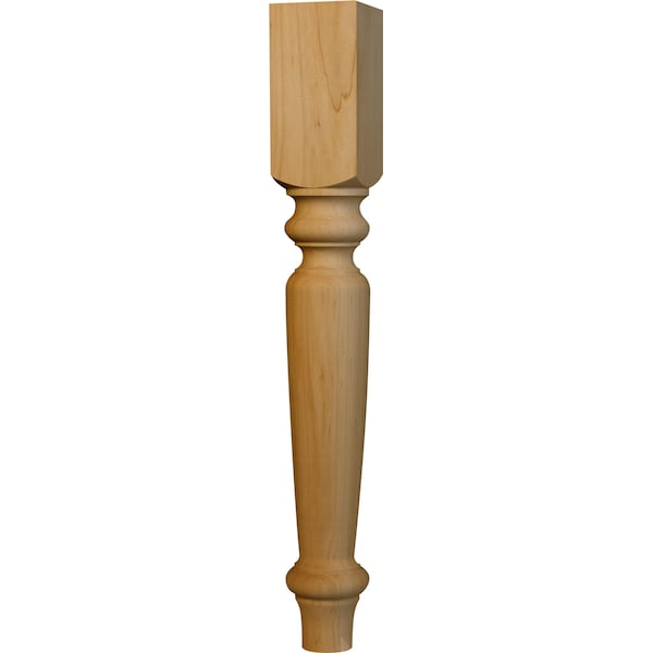 Osborne Wood Products 21 x 2 3/4 English Country End Table Leg in White Oak - 1220WO