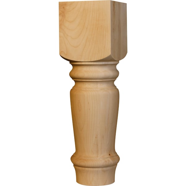 Osborne Wood Products 18 x 5 Massive English Country Coffee Table Leg in Hard Maple - 1330HM