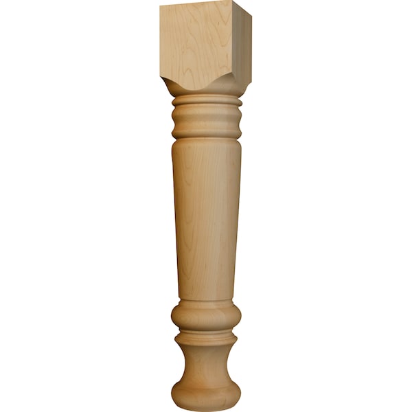 Osborne Wood Products 29 x 5 Massive Farm Dining Table Leg in Soft Maple - 1125M