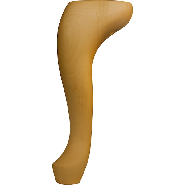 Osborne Wood Products 10 x 4 3/8 x 4 3/8 Winged Corner Queen Anne Foot in Soft Maple - 6150M