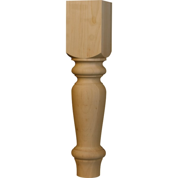 Osborne Wood Products 18 x 3 1/2 Jumbo English Country Coffee Table Leg in Hickory - 1302H