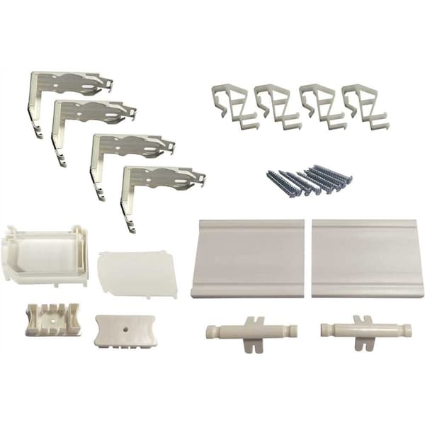 Designers Touch Hardware box set for Cordless 2 in. Faux Wood Blinds - 10793478563135