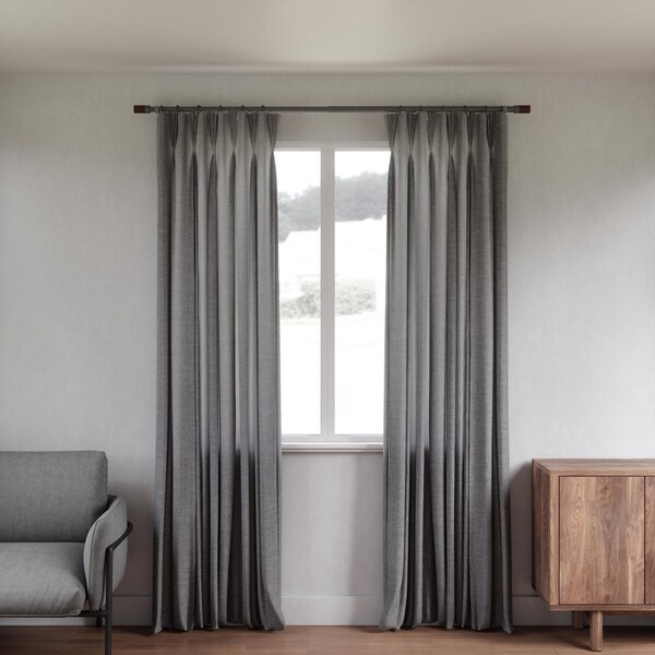 Umbra Blok Gun Metal Curtain Rod 72 in. L X 144 in. L - 1015135-296