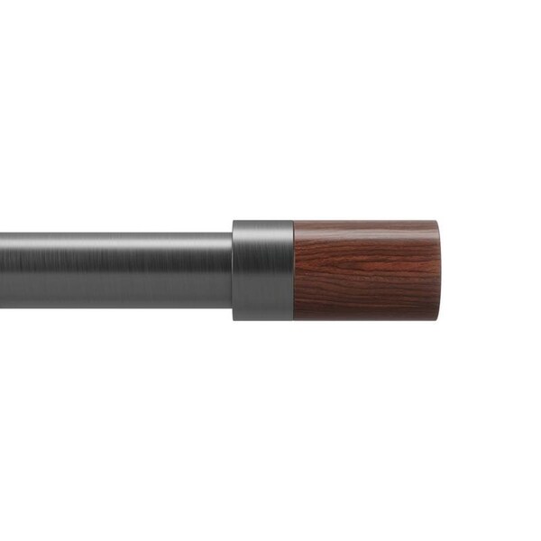 Umbra Blok Gun Metal Curtain Rod 72 in. L X 144 in. L - 1015135-296