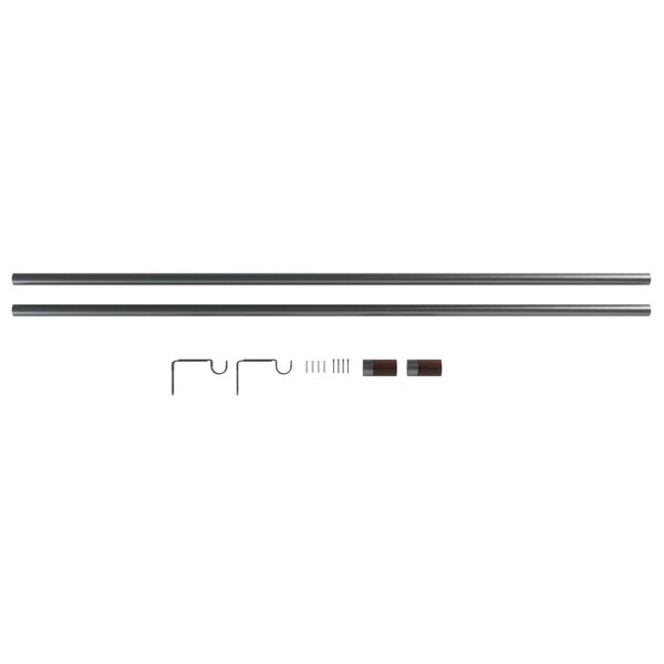 Umbra Blok Gun Metal Curtain Rod 72 in. L X 144 in. L - 1015135-296