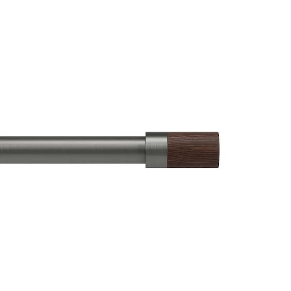 Umbra Umbra Blok Gun Metal Gray Modern Curtain Rod 36 in. L X 72 in. L - 1015134-296