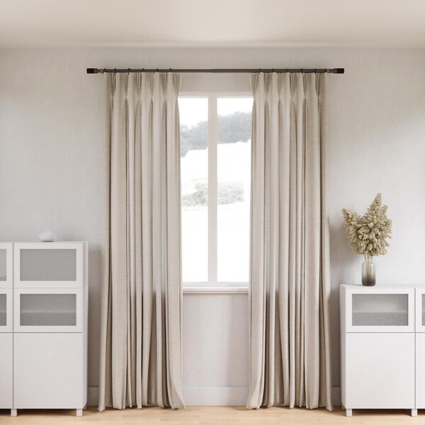 Umbra Umbra Blok Gun Metal Gray Modern Curtain Rod 36 in. L X 72 in. L - 1015134-296