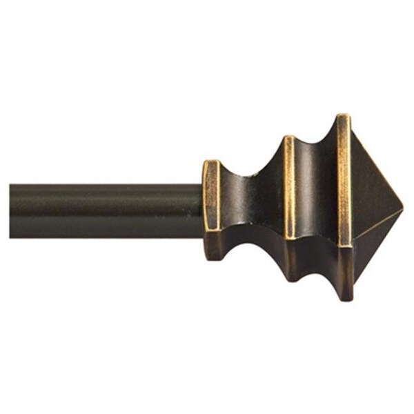 Kenney Mfg Kenney Mfg Co KN55480 48-86 0.5 in. Bronze Deco Rod - 209134