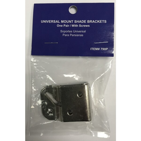 Friedland Friedland Silver Universal Mount Roller Shade Bracket - 790P