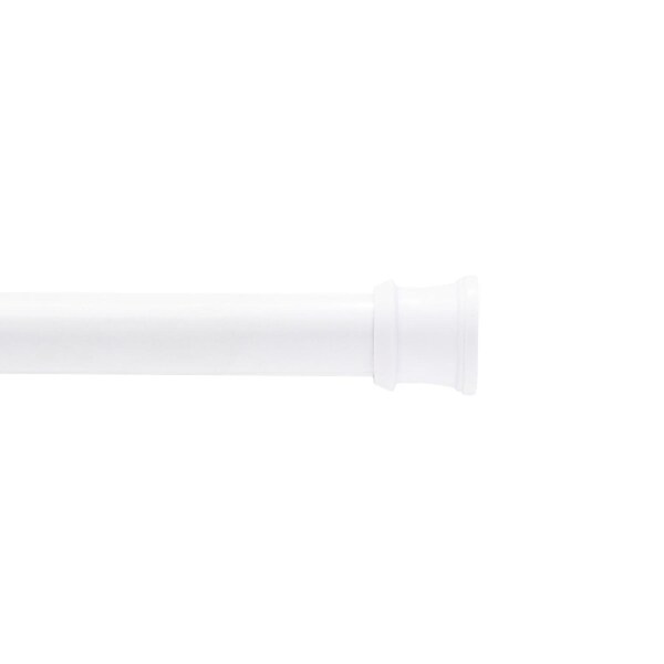Kenney Mfg Kenney Shower Curtain Rod 63 in. L White - KN608C/10V1H