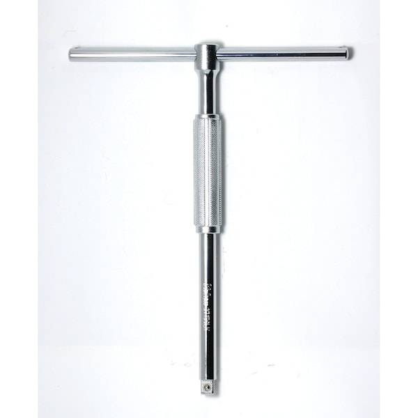 Mango en T cuadrado de 3/8 pulgadas de Ko-Ken, barra deslizante de 236 x 200 mm con agarre giratorio libre - 3715SLK