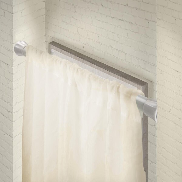 Kd Encimera 1 in. Twist-Lock Spring Tension Rod for 29 to 48 in. Windows, White - KD3172824