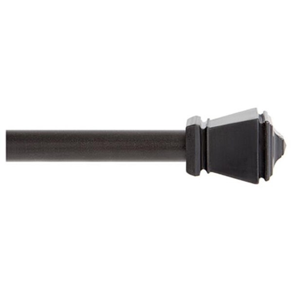 Kenney Mfg Kenney Mfg Co KN367/5 48-84 Black Amel Cafe Rod - 208691