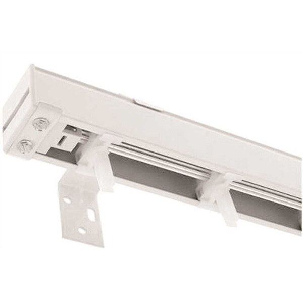 Designers Touch White Aluminum Headrail for 3-1/2 in Vertical Blind - 71 in. W - 1100AL-71'OB