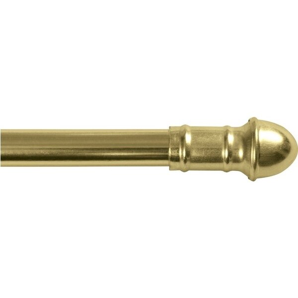 Kenney Mfg KN3863 Cafe Rod, 716 in Dia, 28 to 48 in L, Brass - KN386/3NP