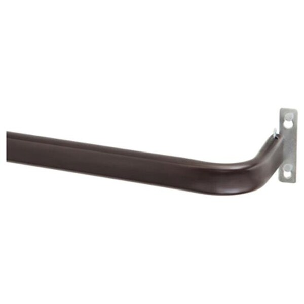 Perfectpillows KN515 48-86 BRN Single Curtain Rod - PE30446
