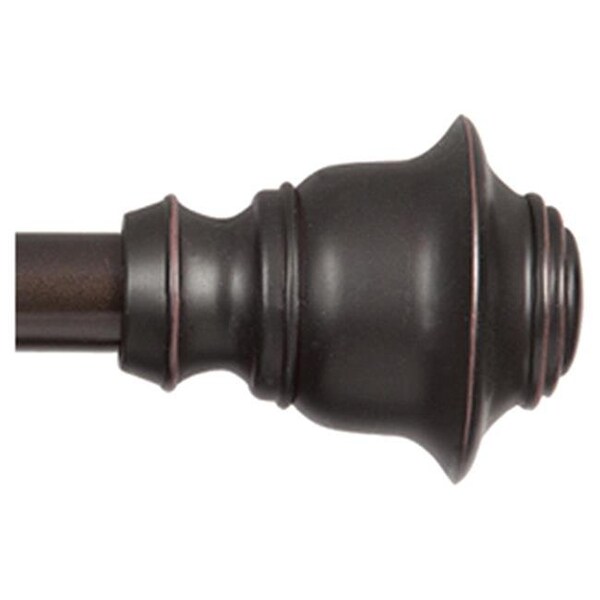 Daphnes Dinnette 60 x 120 in. Fast Fit Rod; Brown - DA579053