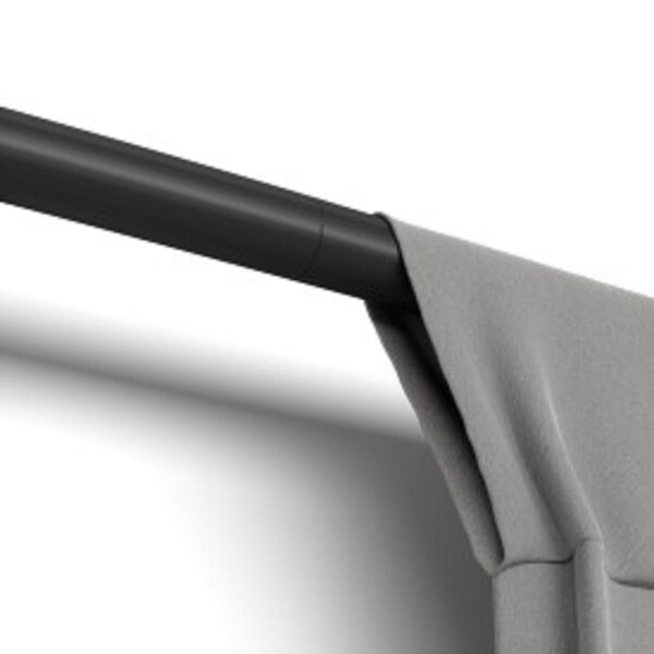 Umbra Umbra Zen Matte Black Curtain Rod 32 in. L X 128 in. L - 1017186-038