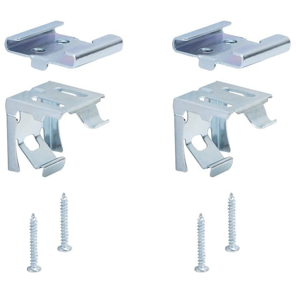 Simple Spaces Mounting Bracket, Steel, Zinc Plated, For 1 in Cordless Mini Blind - B1-MB