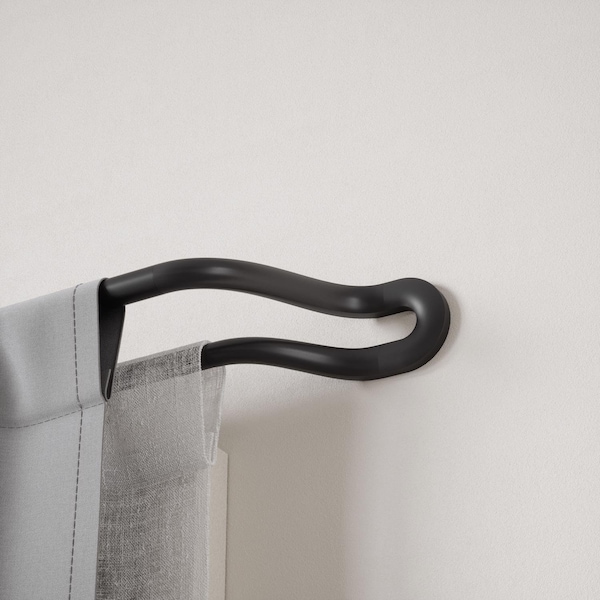 Umbra Umbra Midnight Blackout Matte Black Midnight Blackout Double Curtain Rod 42 in. L X 120 in. L - 1017290-038