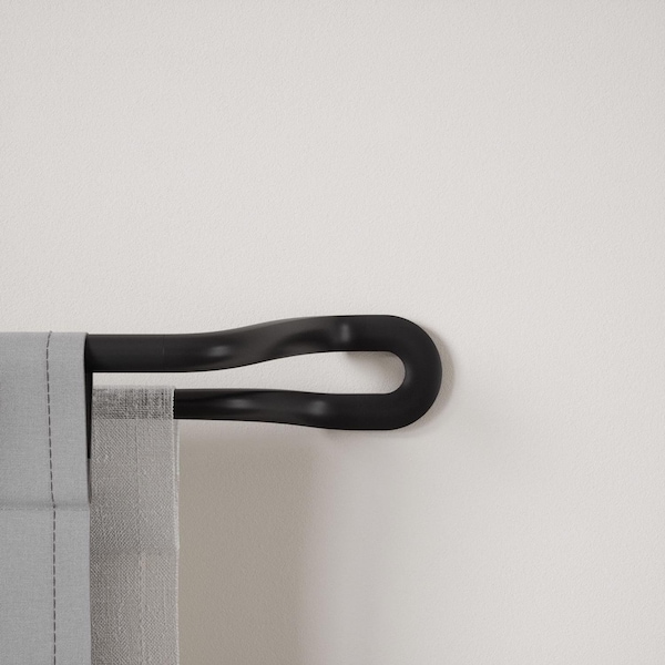 Umbra Umbra Midnight Blackout Matte Black Midnight Blackout Double Curtain Rod 42 in. L X 120 in. L - 1017290-038